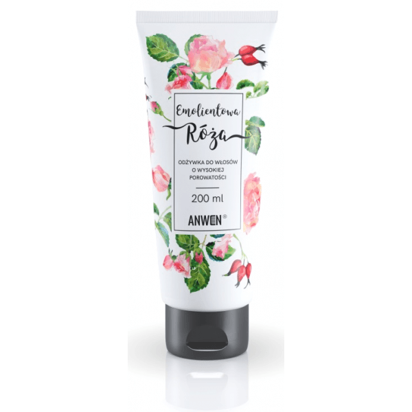 Odżywka do włosów o wysokiej porowatości - Emolientowa Róża Anwen (1) - kosmetyki naturalne