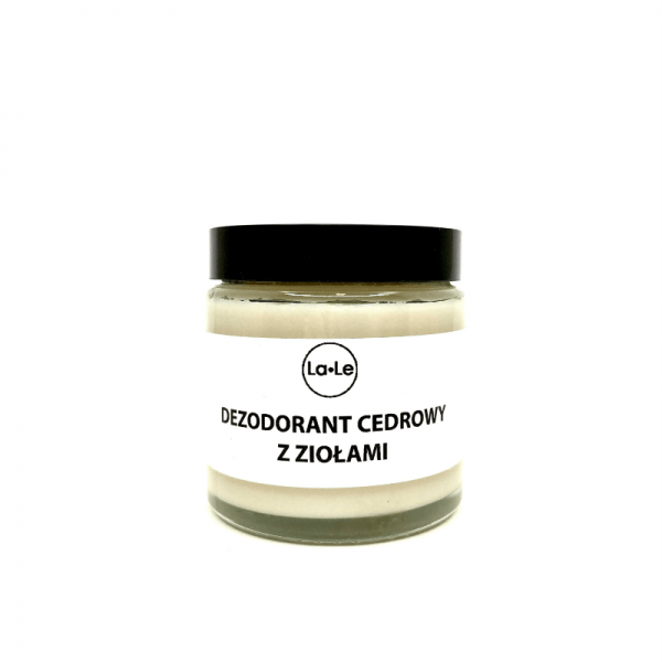 Dezodorant ekologiczny w kremie - Cedr z ziołami 120 ml (1) - kosmetyki naturalne