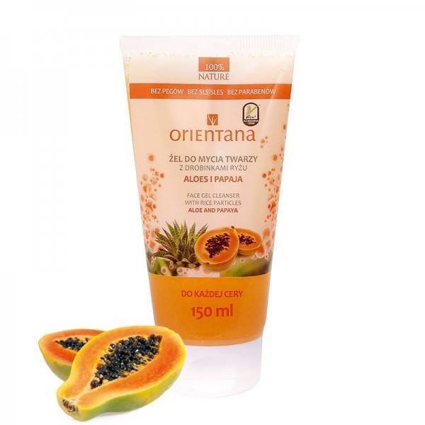 Żel do mycia twarzy - Aloes i papaja (1) - kosmetyki naturalne