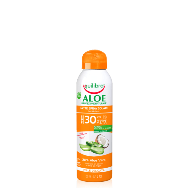Aloesowe mleczko do opalania w sprayu SPF 30+, 150 ml (1) - kosmetyki naturalne