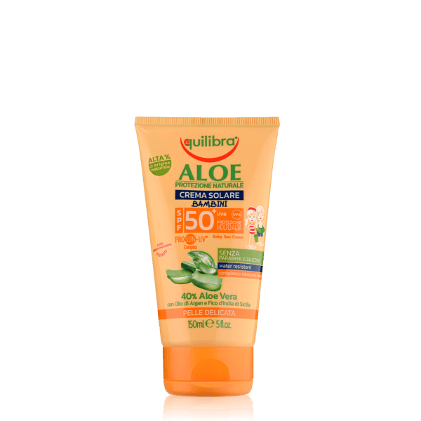 Aloesowy krem przeciwsłoneczny dla dzieci SPF 50+, 150 ml (1) - kosmetyki naturalne