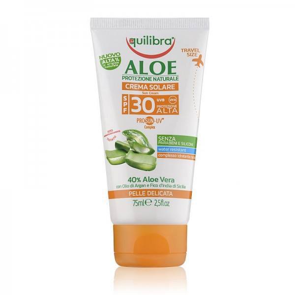 Aloesowy krem przeciwsłoneczny SPF 30 UVA, UVB, 75 ml (1) - kosmetyki naturalne