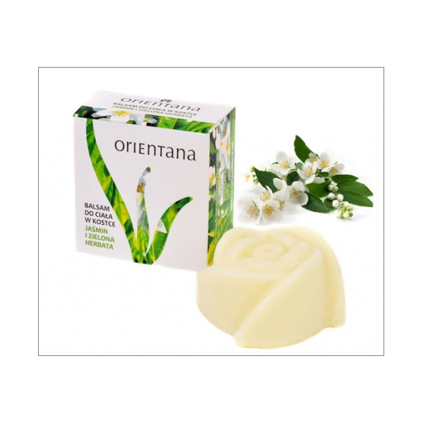 Balsam do ciała w kostce - Jaśmin i zielona herbata (1) - kosmetyki naturalne