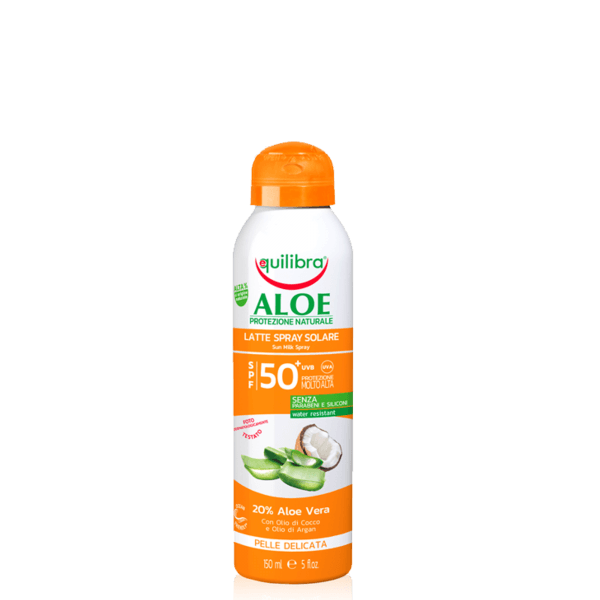 Aloesowe mleczko do opalania w sprayu SPF 50+, 150 ml (1) - kosmetyki naturalne