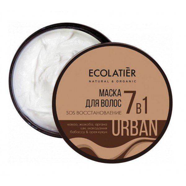 Regenerująca maska do włosów 7w1 - Kakao i jojoba, 380 ml (1) - kosmetyki naturalne