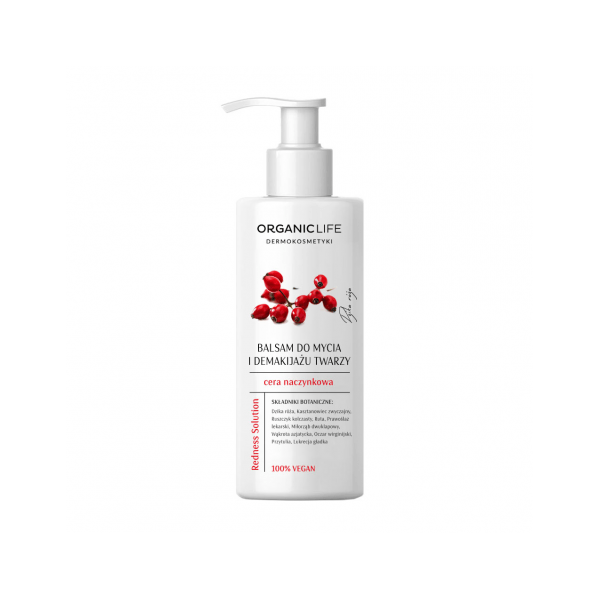 Balsam do mycia i demakijażu twarzy do cery naczynkowej - Redness Solution (1) - kosmetyki naturalne