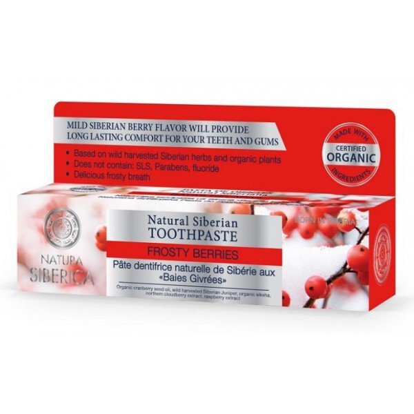 Syberyjska pasta do zębów przeciw próchnicy - Mroźne Jagody (1) - kosmetyki naturalne
