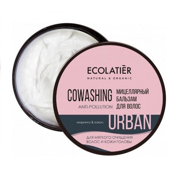 Micelarna oczyszczająca odżywka do włosów - Moringa i kokos, 380 ml (1) - kosmetyki naturalne